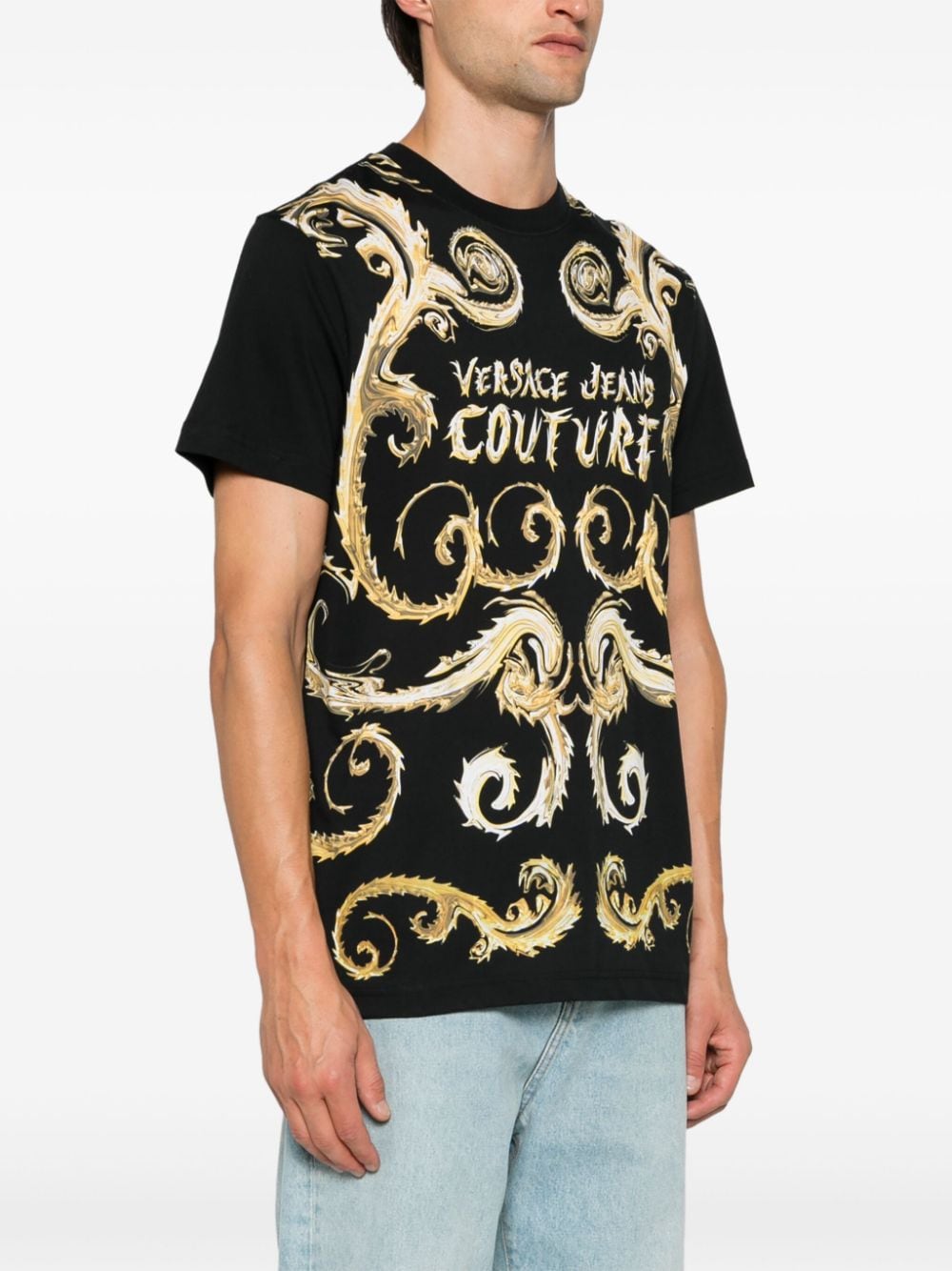 Maglia maniche corte versace hotsell